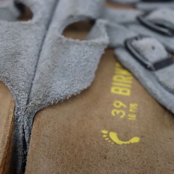Birkenstock Berki's Sandals Grey Suede 39 Germany Florida - Picture 6 of 7